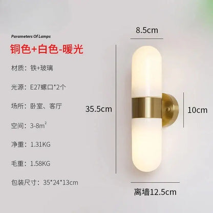 Modern polished chrome led vanity mirror light bathroom sconce