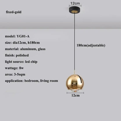 Modern polished metallic adjustable angle pendant light dining room