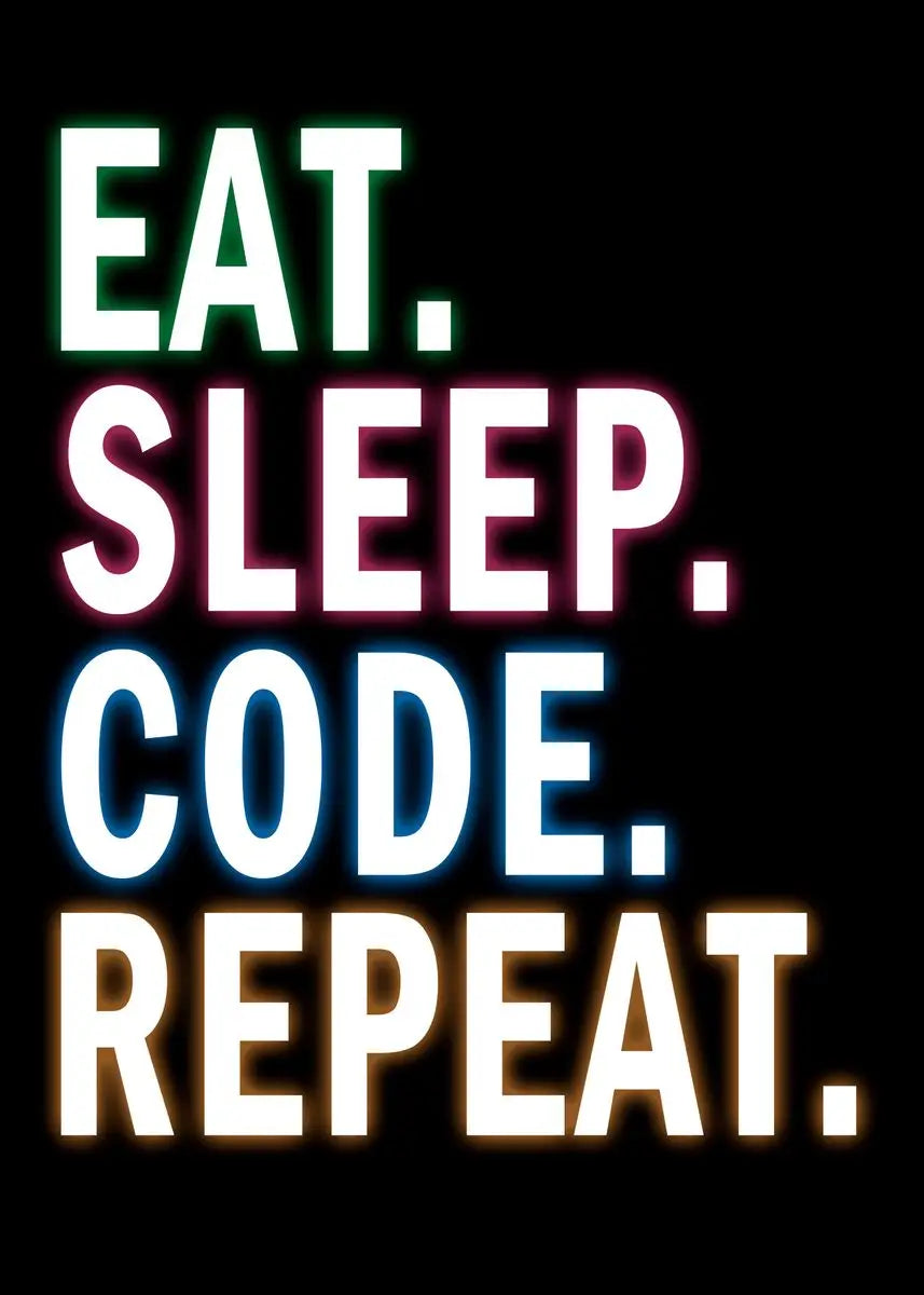DecorBites™ Modern Programmer Gamer Canvas Wall Art