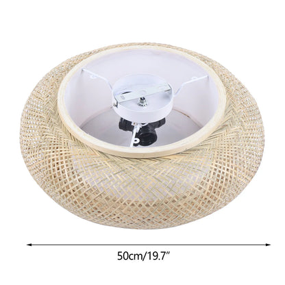 DecorBites™ Modern Rattan Pendant Light - LED Ceiling Fan