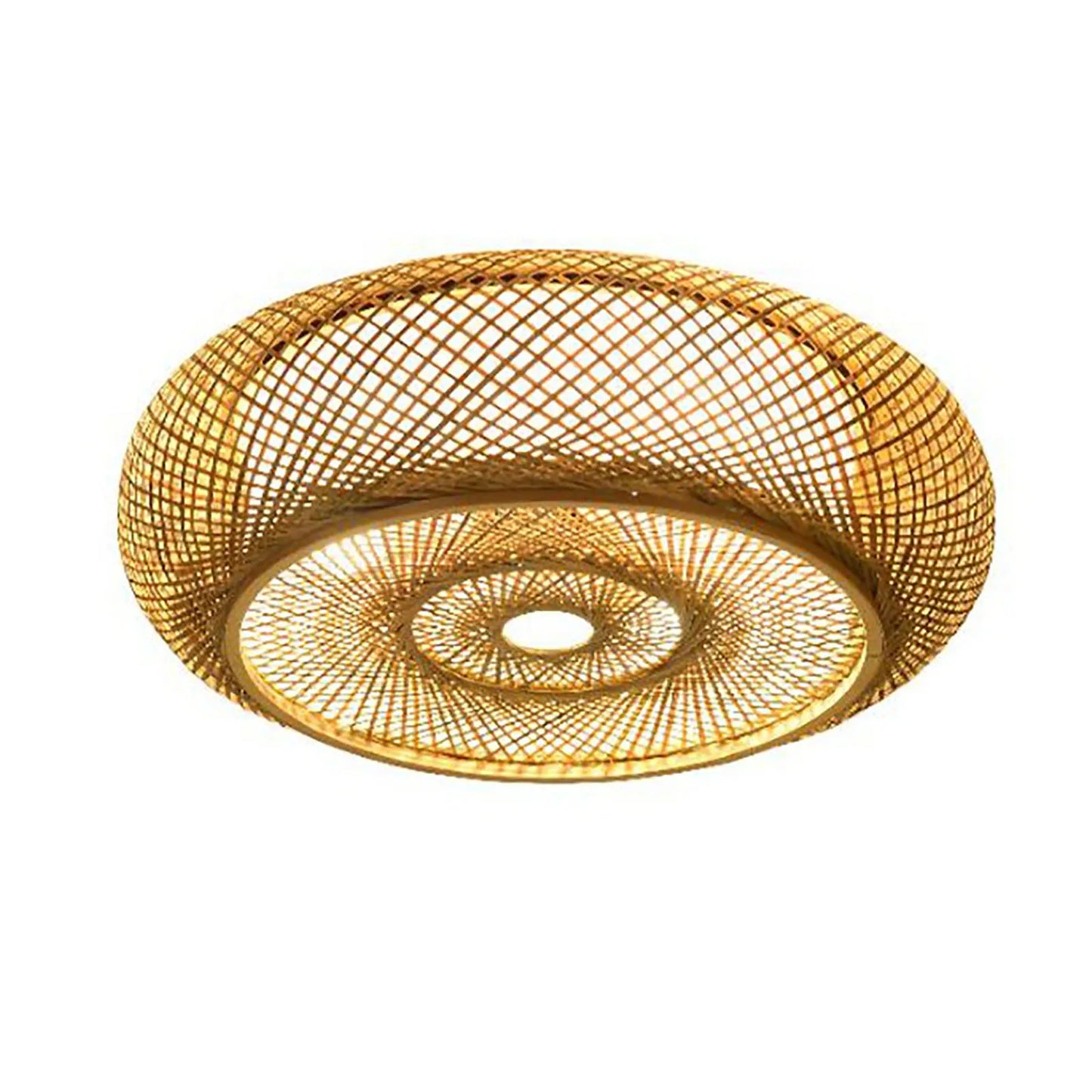 DecorBites™ Modern Rattan Pendant Light - LED Ceiling Fan