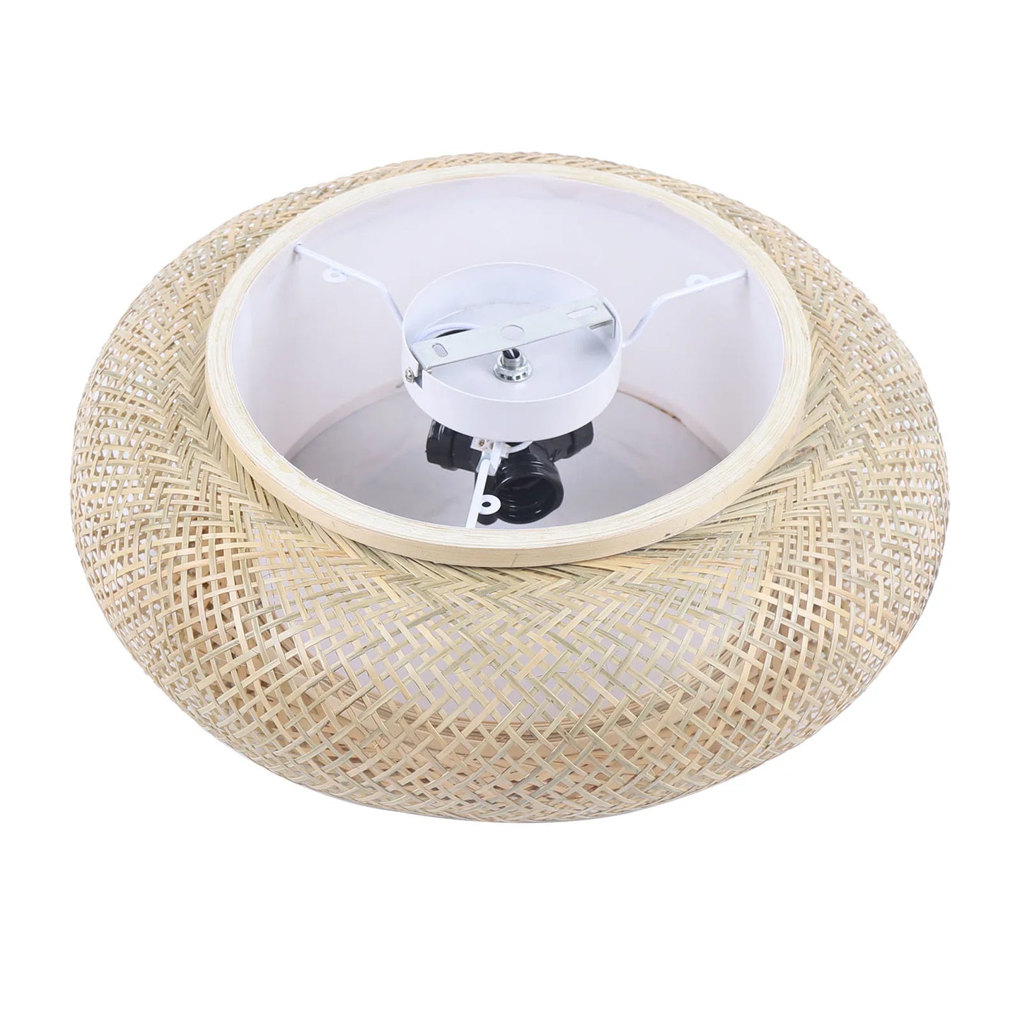 DecorBites™ Modern Rattan Pendant Light - LED Ceiling Fan