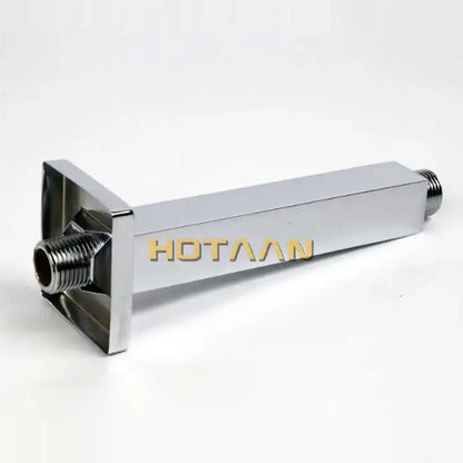 Modern rectangular chrome brass shower arm bathroom wall mount