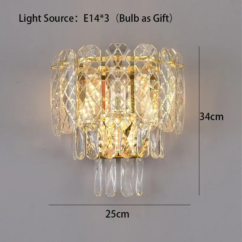 Modern rectangular crystal led ceiling lighting fixture dining room