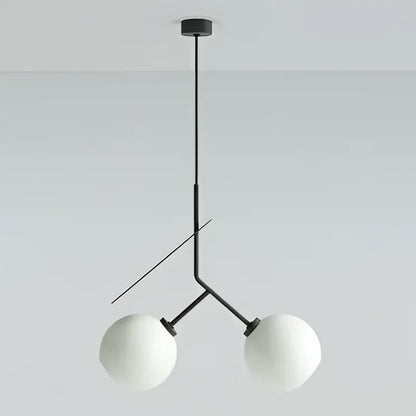 Modern red glass cherry led pendant light dining room fixture