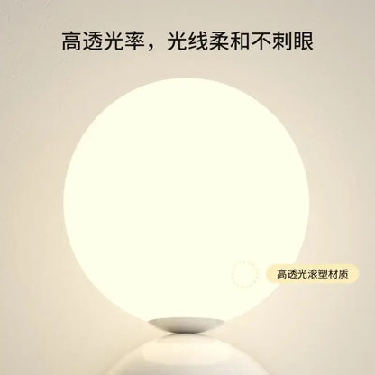Modern red & green led wall light kids room spherical acrylic lamp