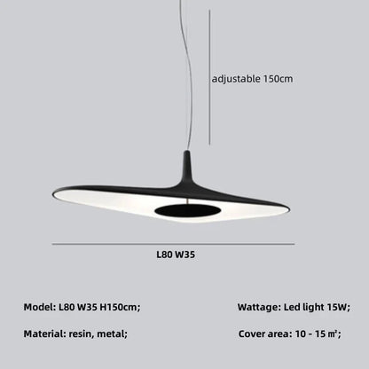 DecorBites™ Modern Resin Pendant Light for Dining Room