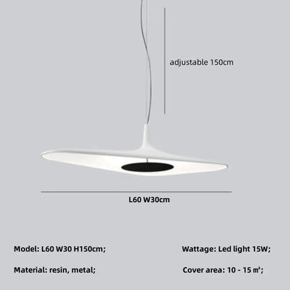 DecorBites™ Modern Resin Pendant Light for Dining Room