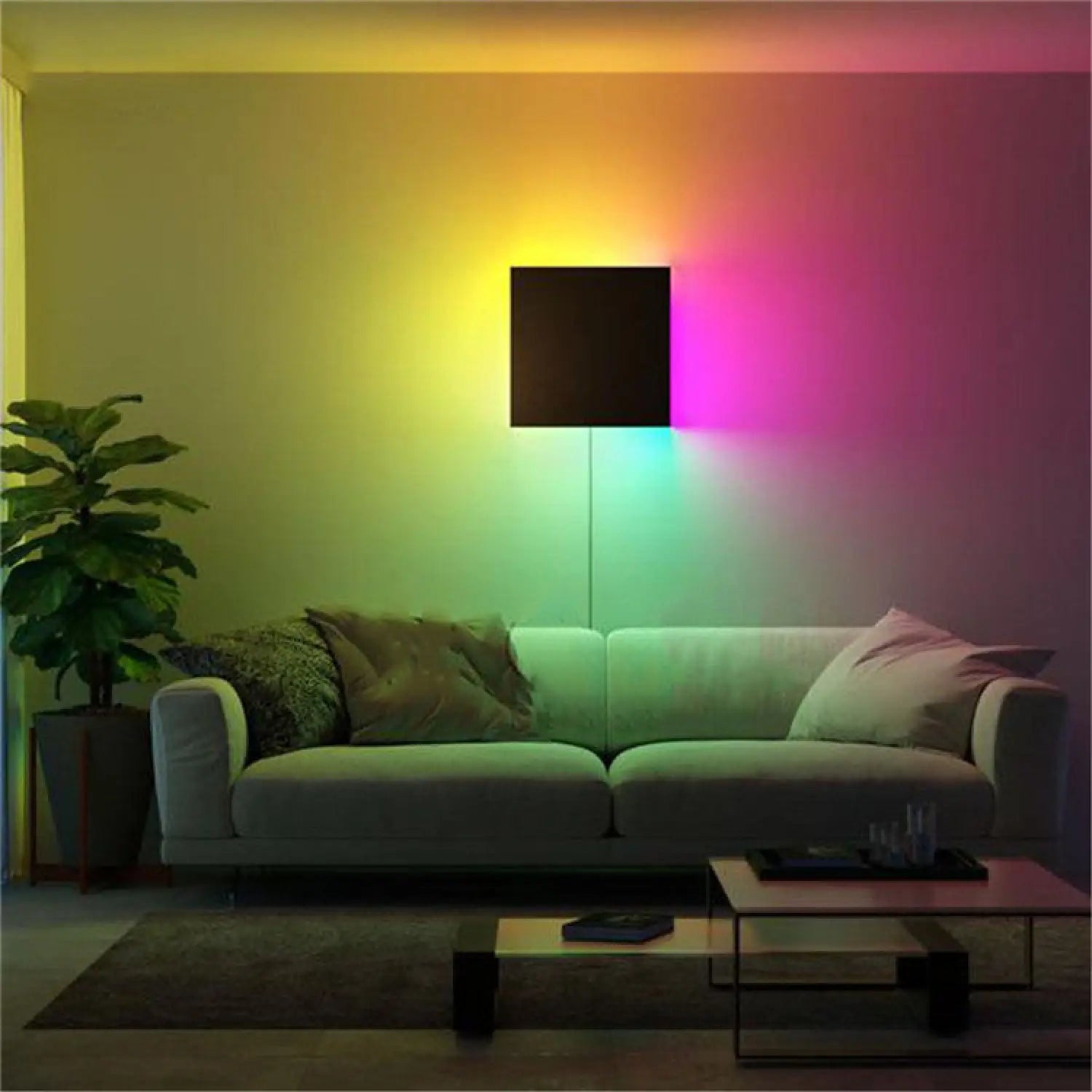 Modern RGB LED Wall Light in Living Room and Bedroom for Decor