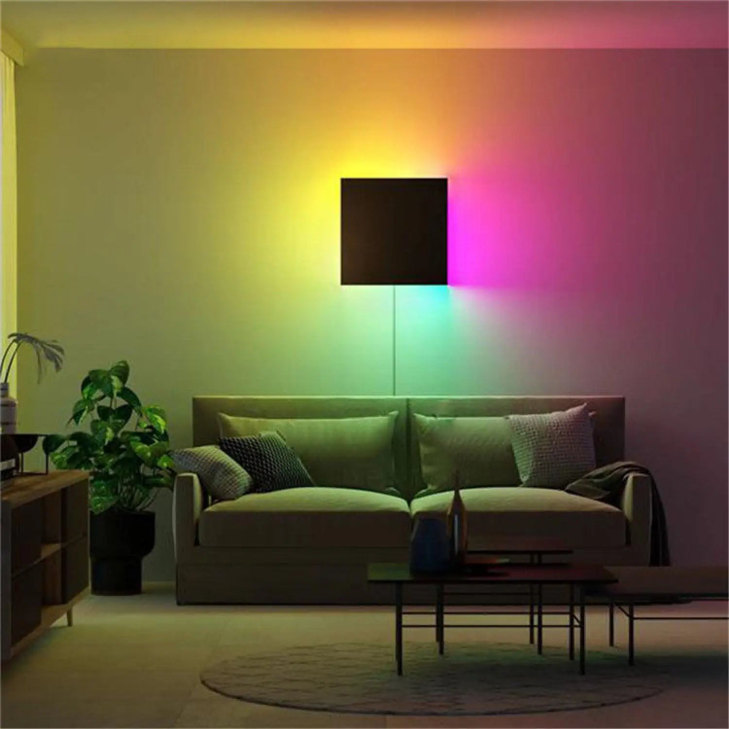 Modern RGB LED Wall Light in Living Room and Bedroom for Decor