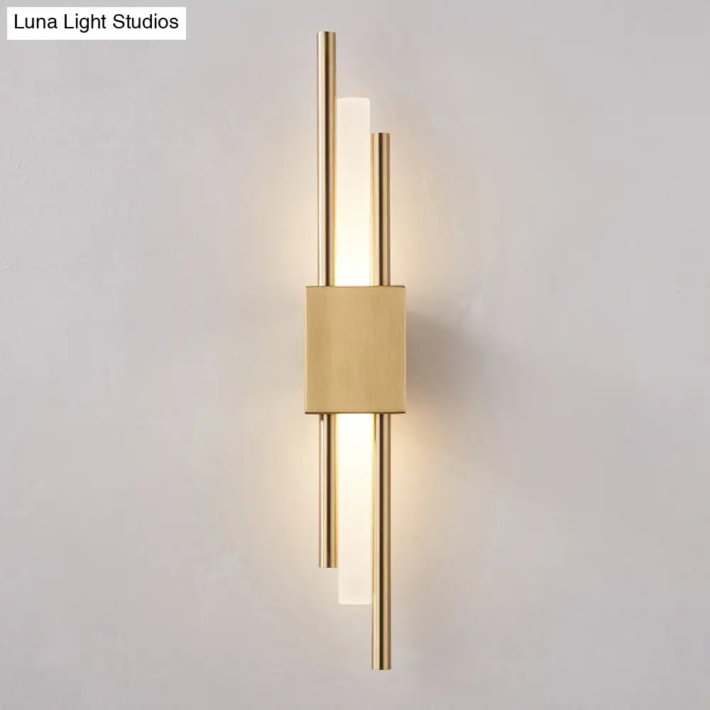 DecorBites™ Modern Rod Wall Light with LED Acrylic Sconce for Stairways.