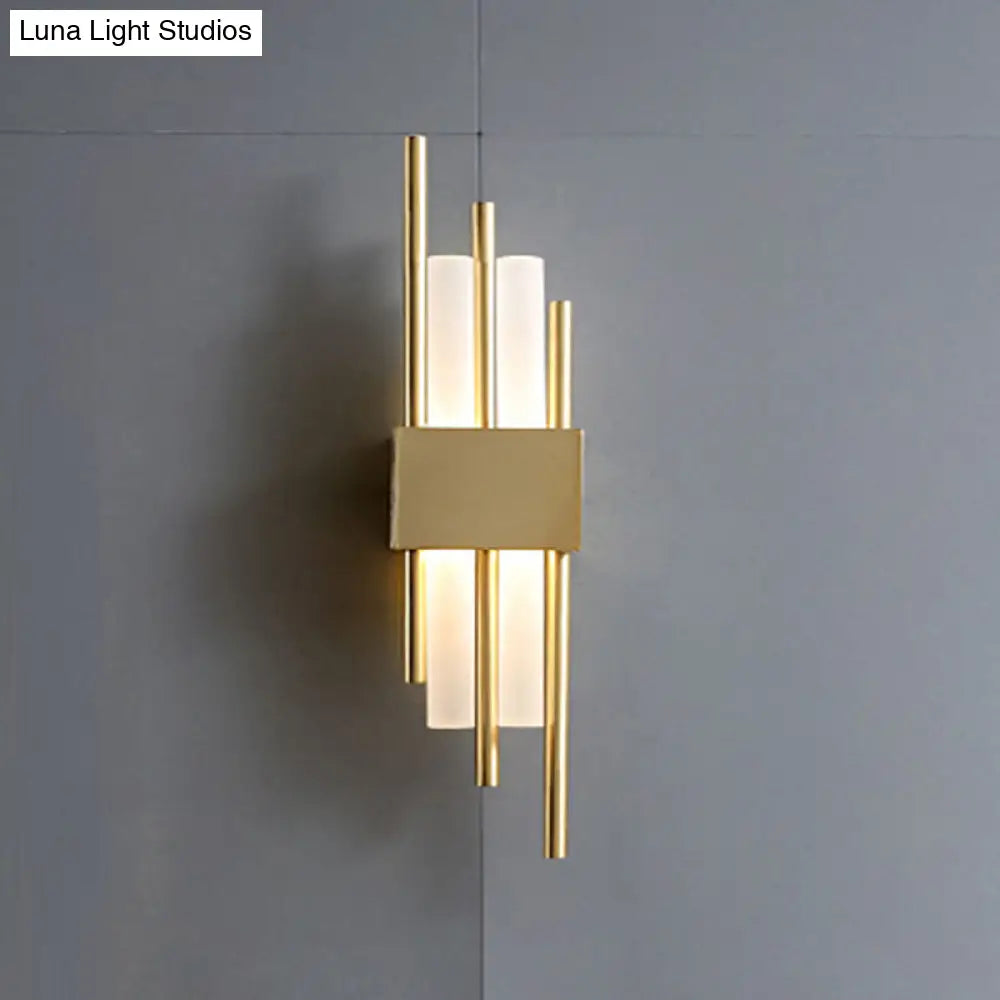 DecorBites™ Modern Rod Wall Light with LED Acrylic Sconce for Stairways.