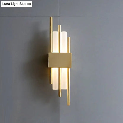 DecorBites™ Modern Rod Wall Light with LED Acrylic Sconce for Stairways.