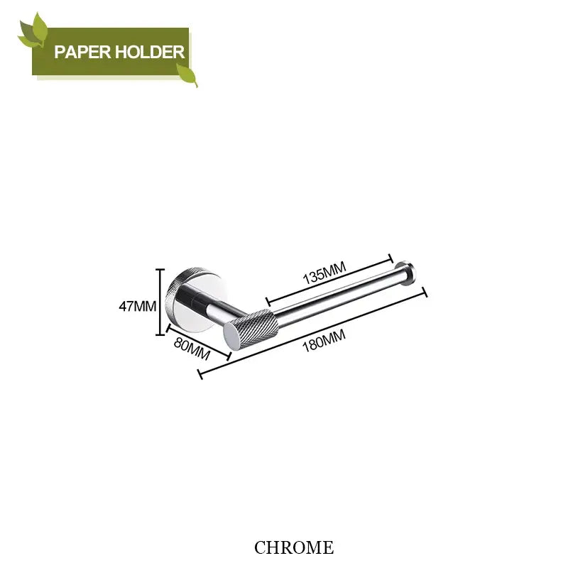 Modern rose gold & brushed gold stainless steel bathroom accessories