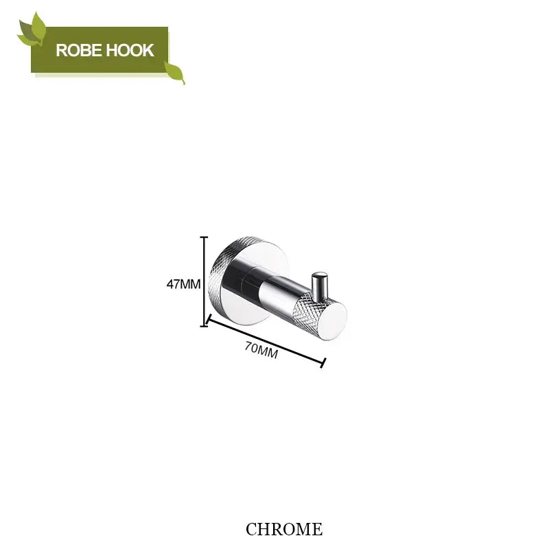 Modern rose gold & brushed gold stainless steel bathroom accessories