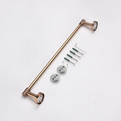 Modern rose gold & brushed gold stainless steel bathroom accessories