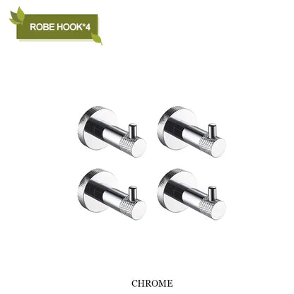 Modern rose gold & brushed gold stainless steel bathroom accessories