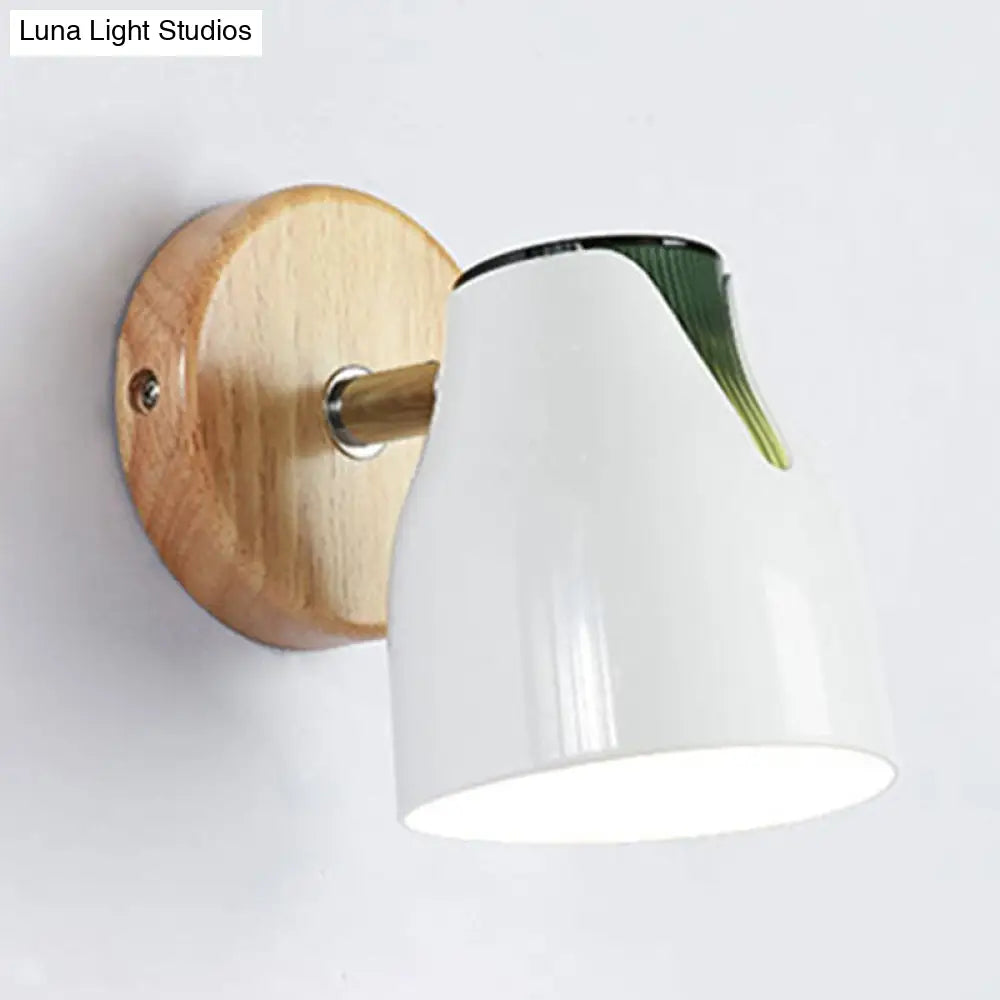 DecorBites™ Modern Rotatable Wall Sconce Light with Metallic Bud Shade - Ideal for Kitchen and Cloth Shop