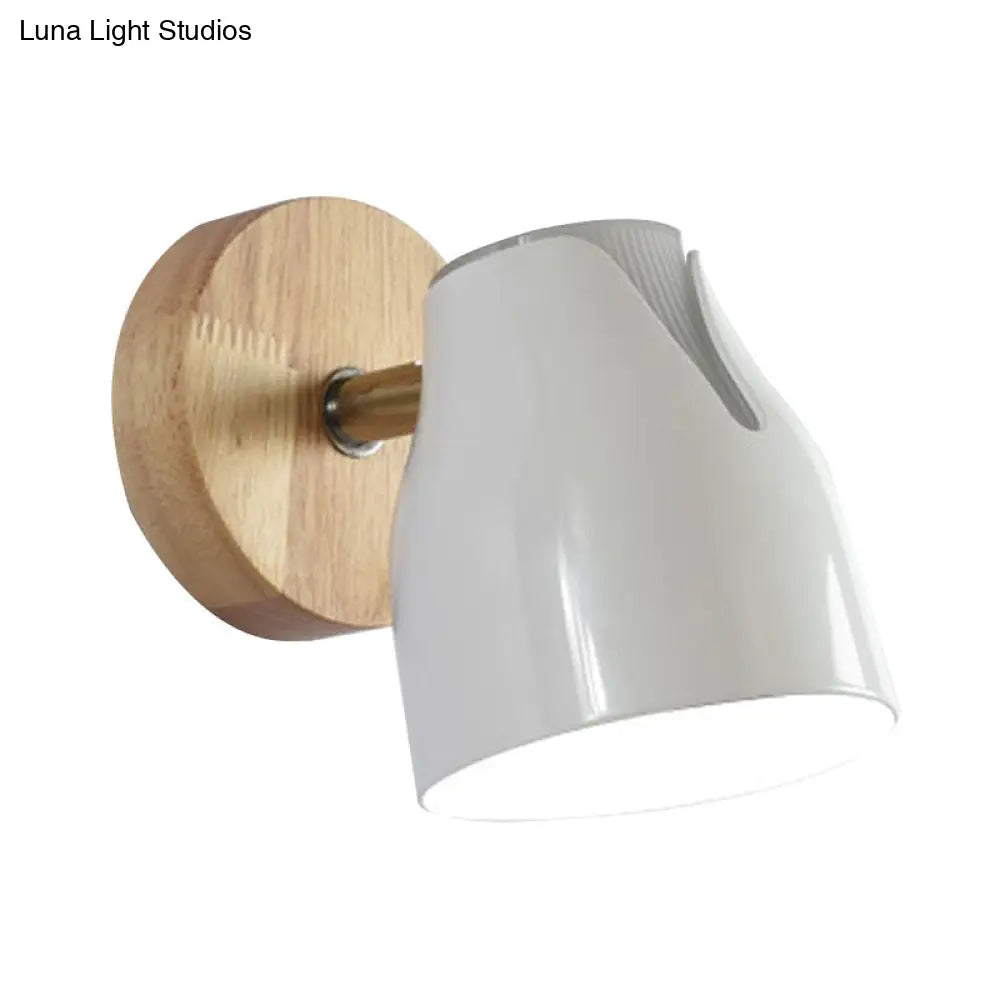 DecorBites™ Modern Rotatable Wall Sconce Light with Metallic Bud Shade - Ideal for Kitchen and Cloth Shop