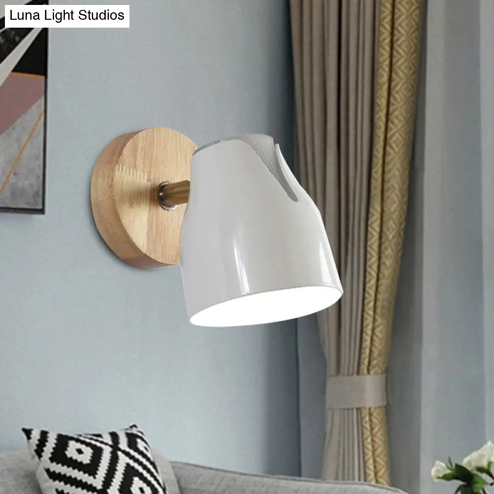 DecorBites™ Modern Rotatable Wall Sconce Light with Metallic Bud Shade - Ideal for Kitchen and Cloth Shop