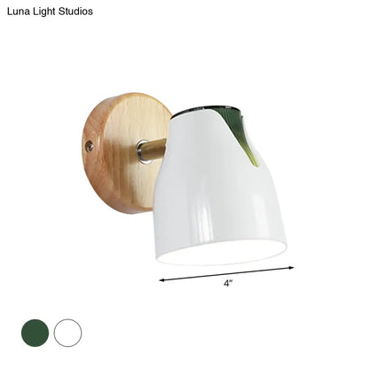 DecorBites™ Modern Rotatable Wall Sconce Light with Metallic Bud Shade - Ideal for Kitchen and Cloth Shop