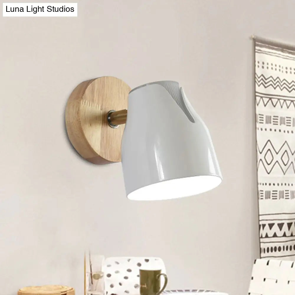 DecorBites™ Modern Rotatable Wall Sconce Light with Metallic Bud Shade - Ideal for Kitchen and Cloth Shop