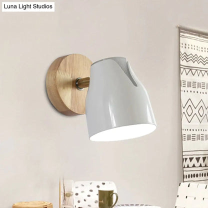 DecorBites™ Modern Rotatable Wall Sconce Light with Metallic Bud Shade - Ideal for Kitchen and Cloth Shop