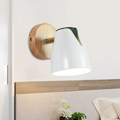 DecorBites™ Modern Rotatable Wall Sconce Light with Metallic Bud Shade - Ideal for Kitchen and Cloth Shop