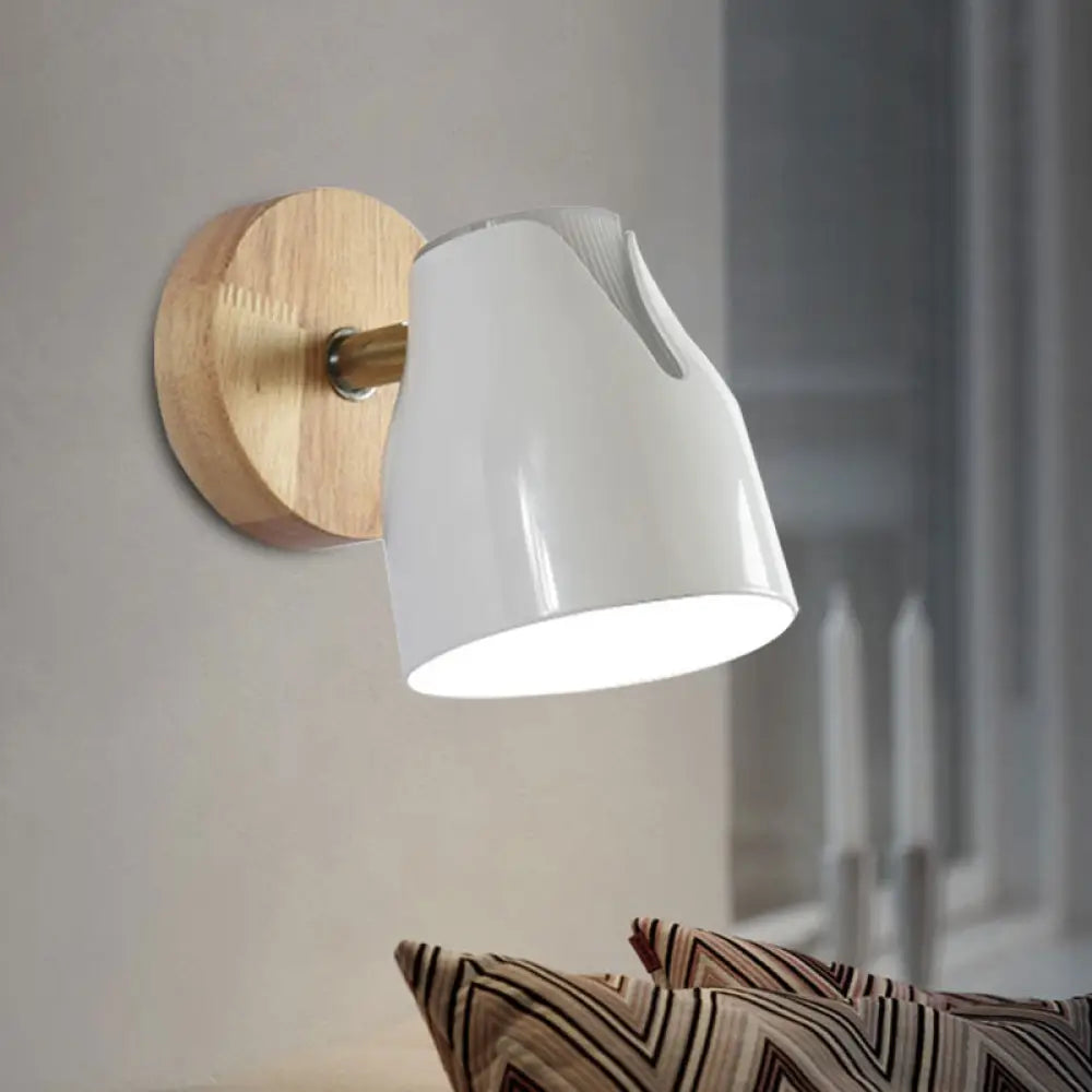 DecorBites™ Modern Rotatable Wall Sconce Light with Metallic Bud Shade - Ideal for Kitchen and Cloth Shop