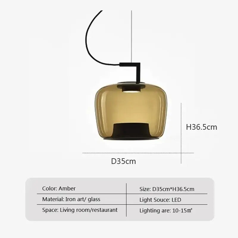 Modern sage green brokis glass pendant lamp dining room light