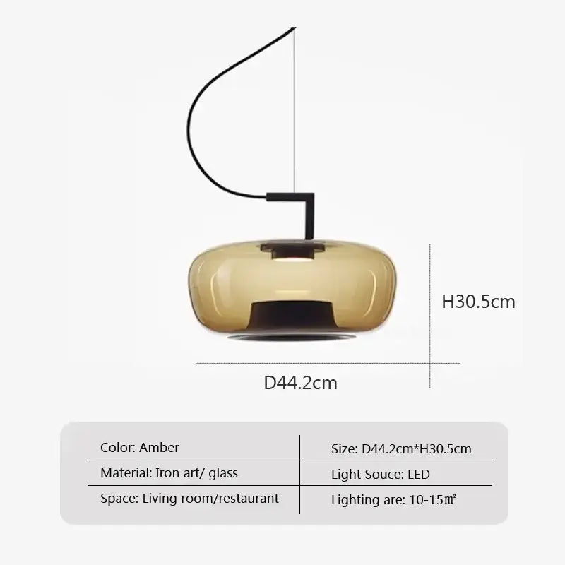 Modern sage green brokis glass pendant lamp dining room light