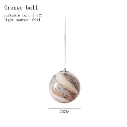 Modern saturn space star astronaut pendant lamp boys bedroom