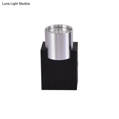 Modern silver aluminum led wall light fixture bedroom accent lighting