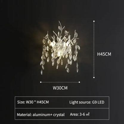 Modern silver & black crystal pendant chandelier dining room branch design
