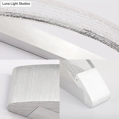 Modern silver bubble crystal wall mount vanity light bathroom led