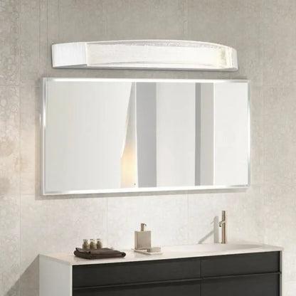 Modern silver bubble crystal wall mount vanity light bathroom led