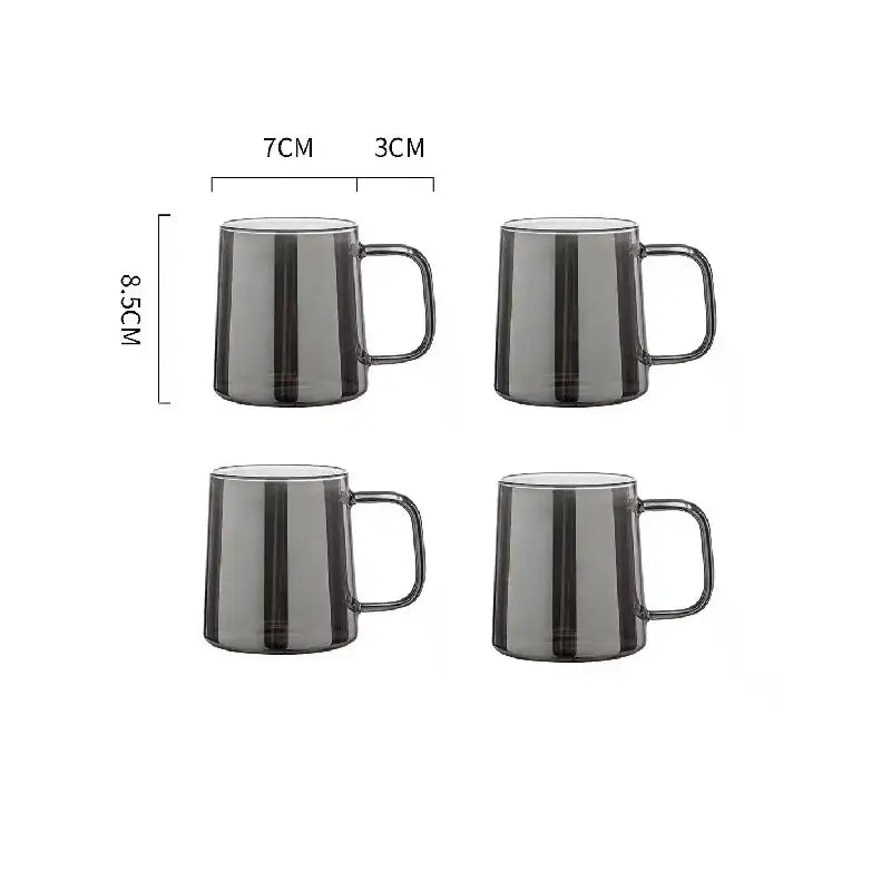 Modern silver glass water pitcher kitchen juice jug with lid