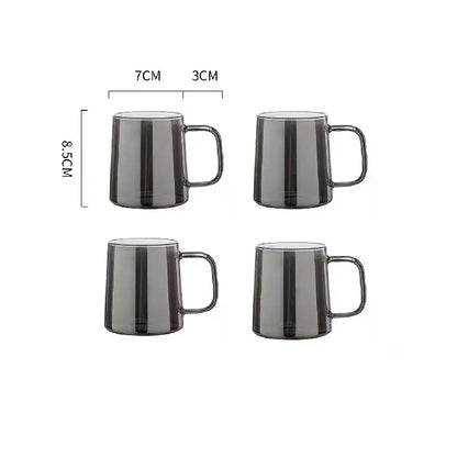 Modern silver glass water pitcher kitchen juice jug with lid