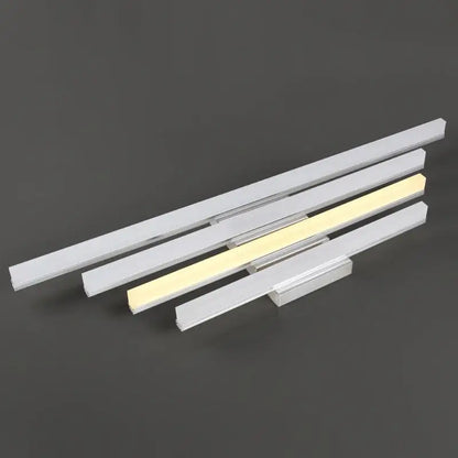 Modern silver minimalist vanity wall light for bathroom