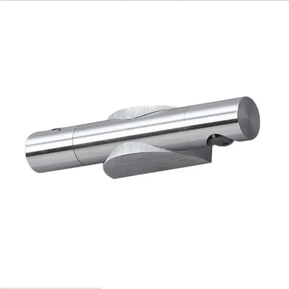 Modern silver rotatable wall lamp bedroom dual adjustable spotlights