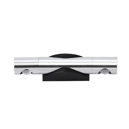 Modern silver rotatable wall lamp bedroom dual adjustable spotlights