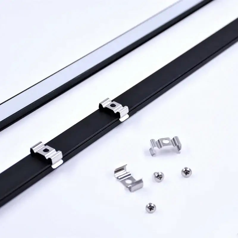 Modern silver u-shape led bar strip light kitchen under cabinet tube