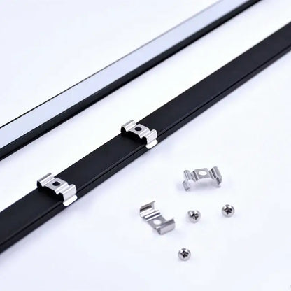 Modern silver u-shape led bar strip light kitchen under cabinet tube