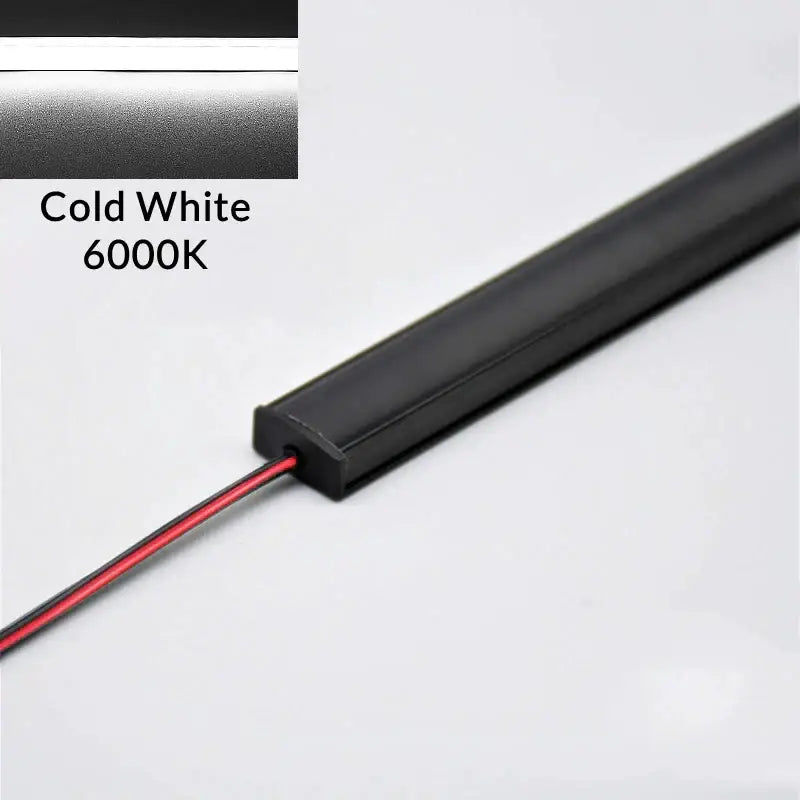 Modern silver u-shape led bar strip light kitchen under cabinet tube