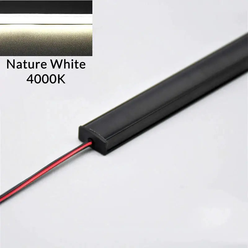Modern silver u-shape led bar strip light kitchen under cabinet tube