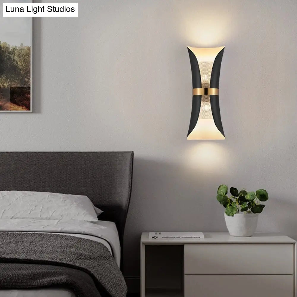DecorBites™ Modern Simple Wall Lamp Lights Scone for Bedroom Bathroom Black Gold