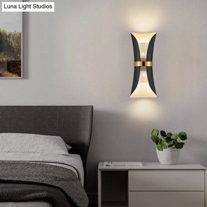 DecorBites™ Modern Simple Wall Lamp Lights Scone for Bedroom Bathroom Black Gold
