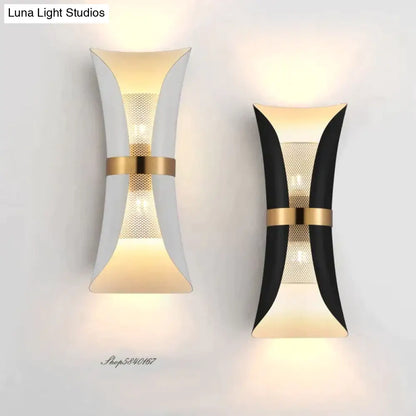 DecorBites™ Modern Simple Wall Lamp Lights Scone for Bedroom Bathroom Black Gold