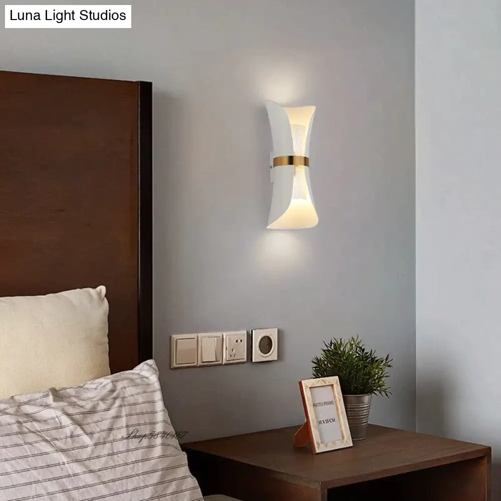 DecorBites™ Modern Simple Wall Lamp Lights Scone for Bedroom Bathroom Black Gold