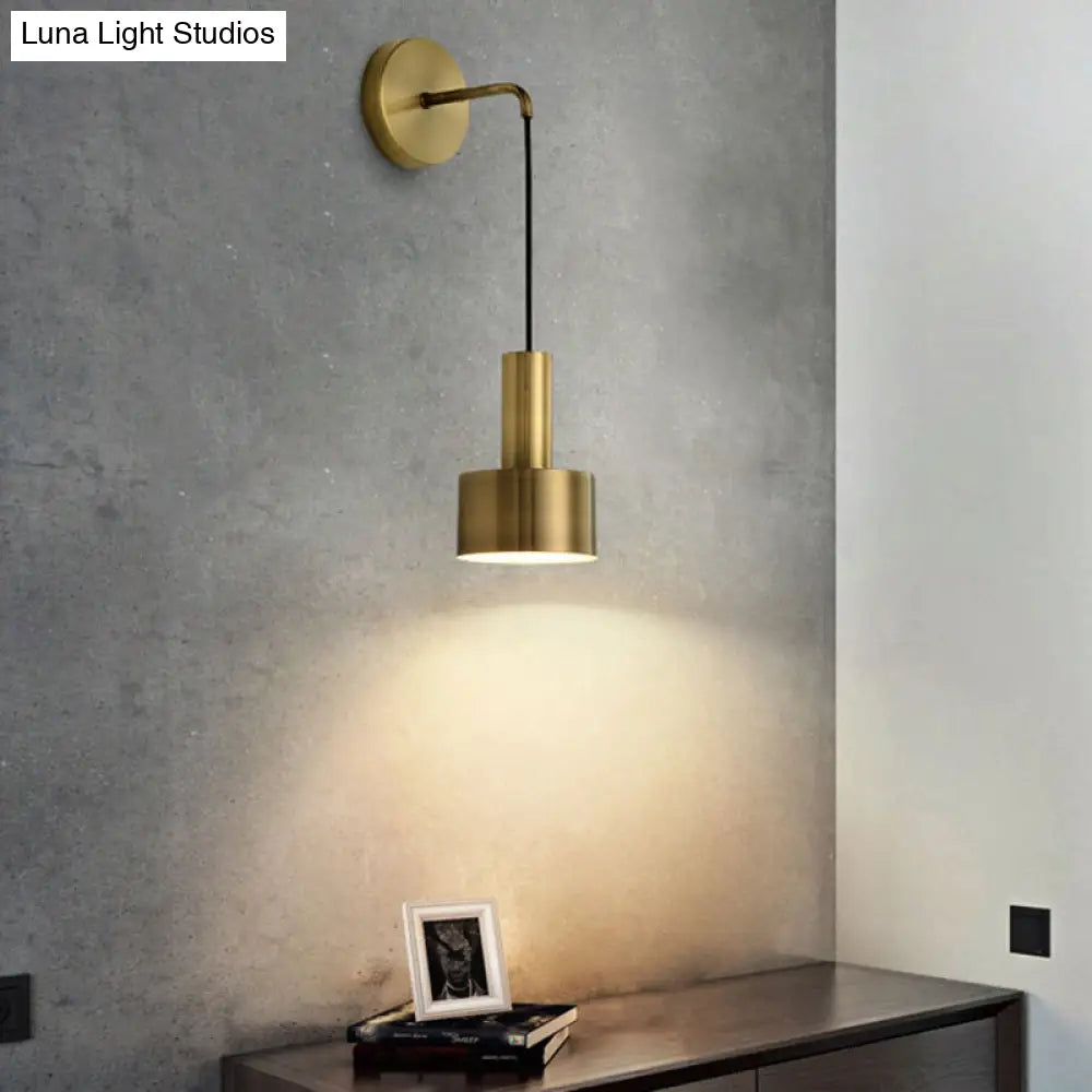 DecorBites™ Modern Small Wall Mounted Metallic Bedside Reading Light